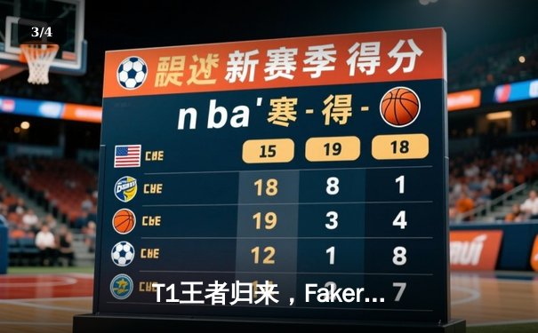 T1王者归来，Faker第四冠加冕！全球总决赛巅峰对决撼动首尔 - 3